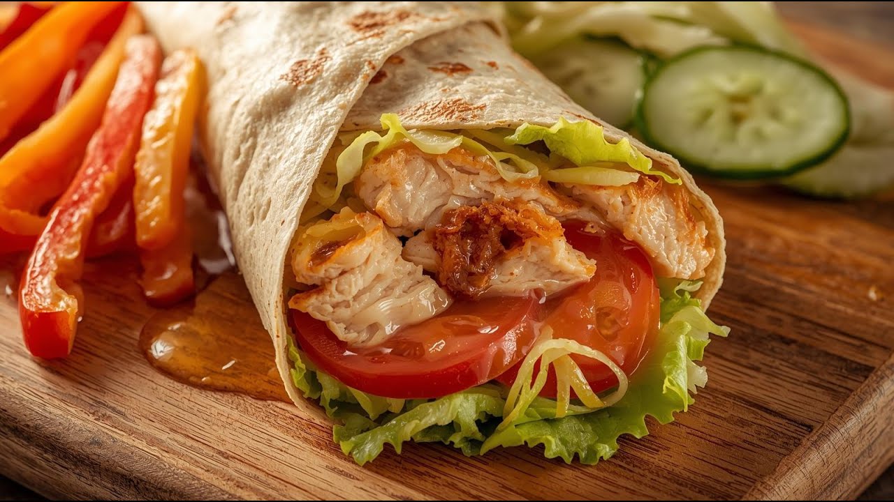 Quick & Easy Wrap Recipe | Tasty Homemade Roll