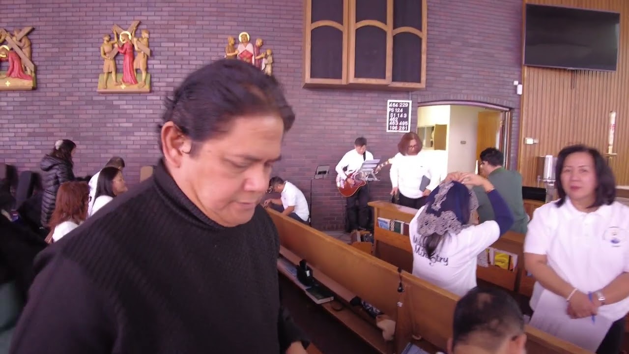 Choir Setup and Sound Check - St. Alfred 1 of 2