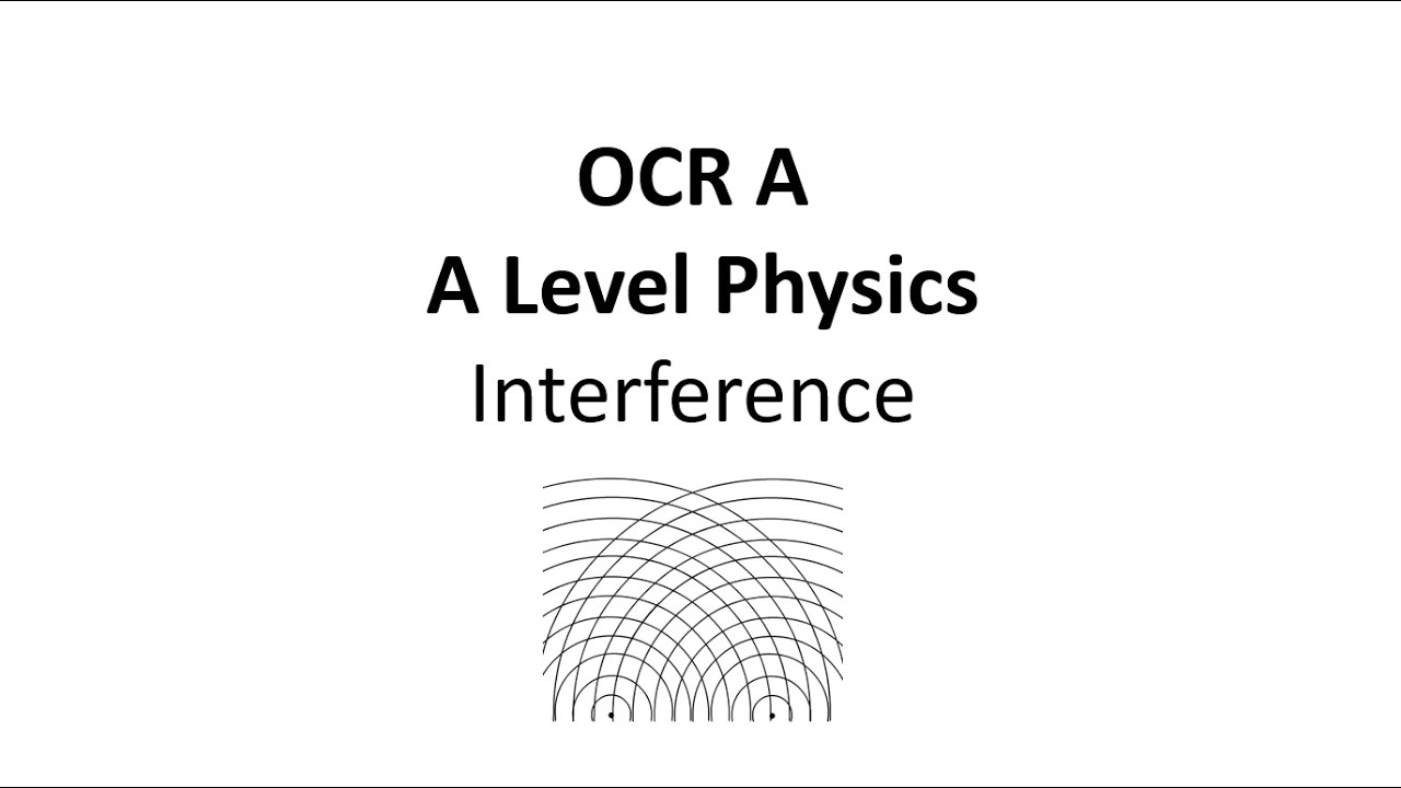 OCR A: A Level Physics: Interference of Waves