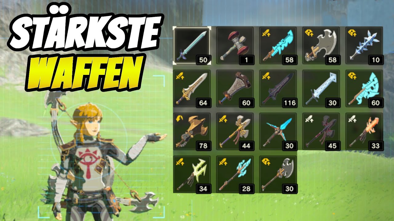 Die TOP 10 WAFFEN in Zelda Breath of the Wild!