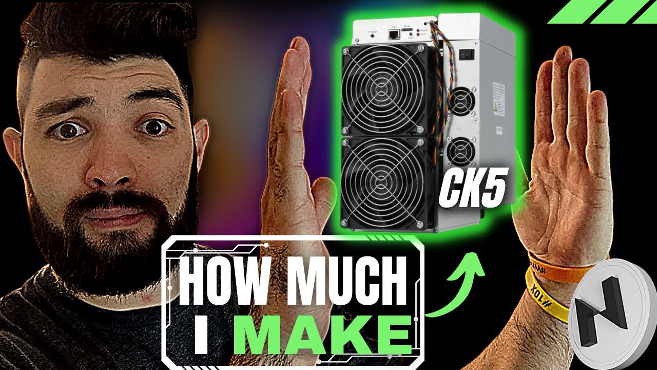 How Much Crypto💰 I Mined On CK5 [ ASIC Miner ] - NERVOS NETWORK