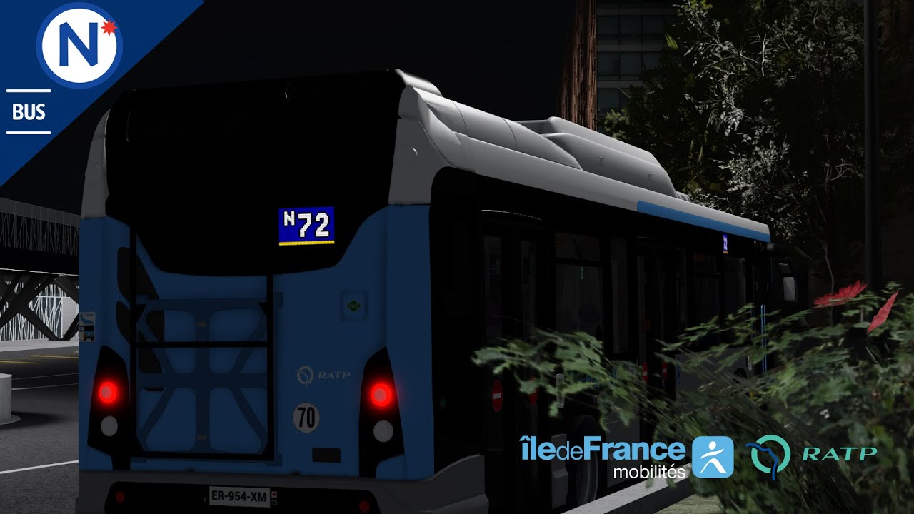 [ROBLOX] Timelapse - Ligne N72 RATP - Seine Sud Est