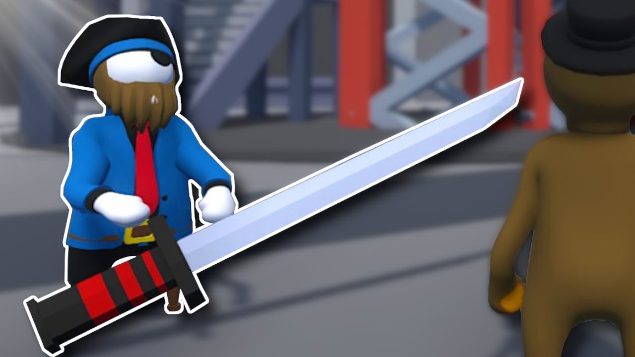 ARENA BATTLE WITH SWORDS? - Human Fall Flat Gameplay