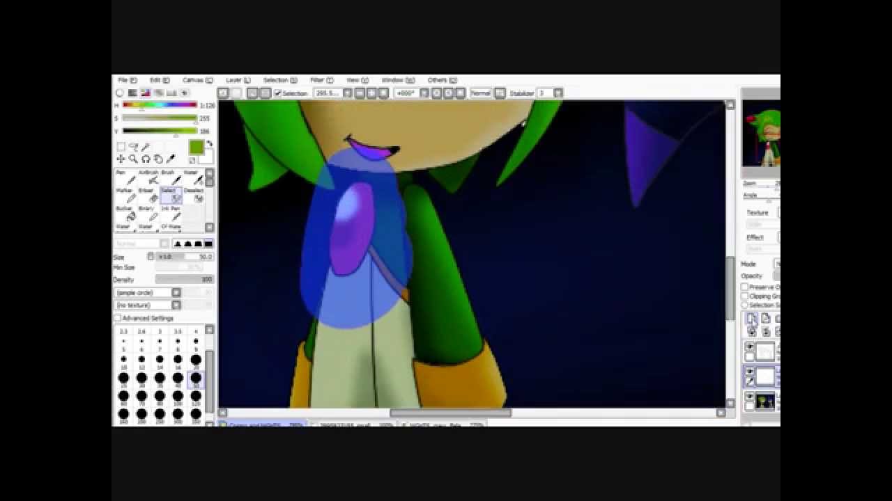 Recolor Amy and Cosmo to Cosmo and NiGHTS