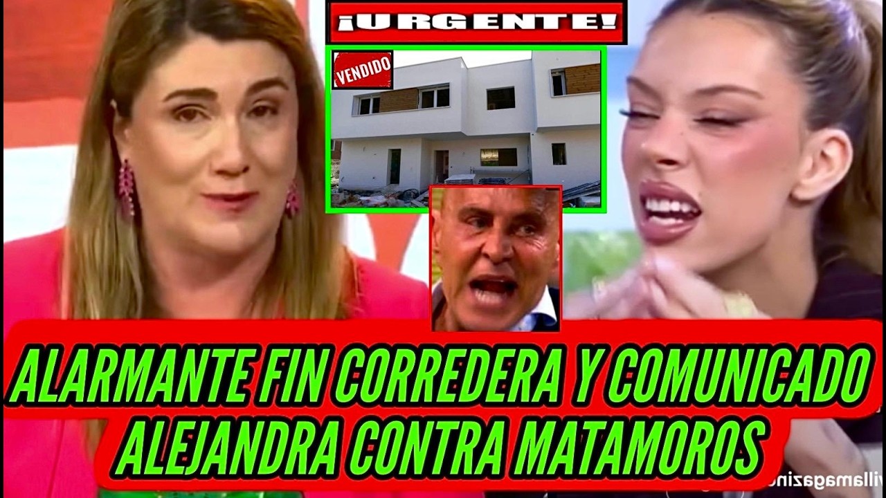 DESOLADOR FINAL! CARLOTA CORREDERA Y EXMARIDO! Y COMUNICADO ALEJANDRA RUBIO CONTRA MATAMOROS