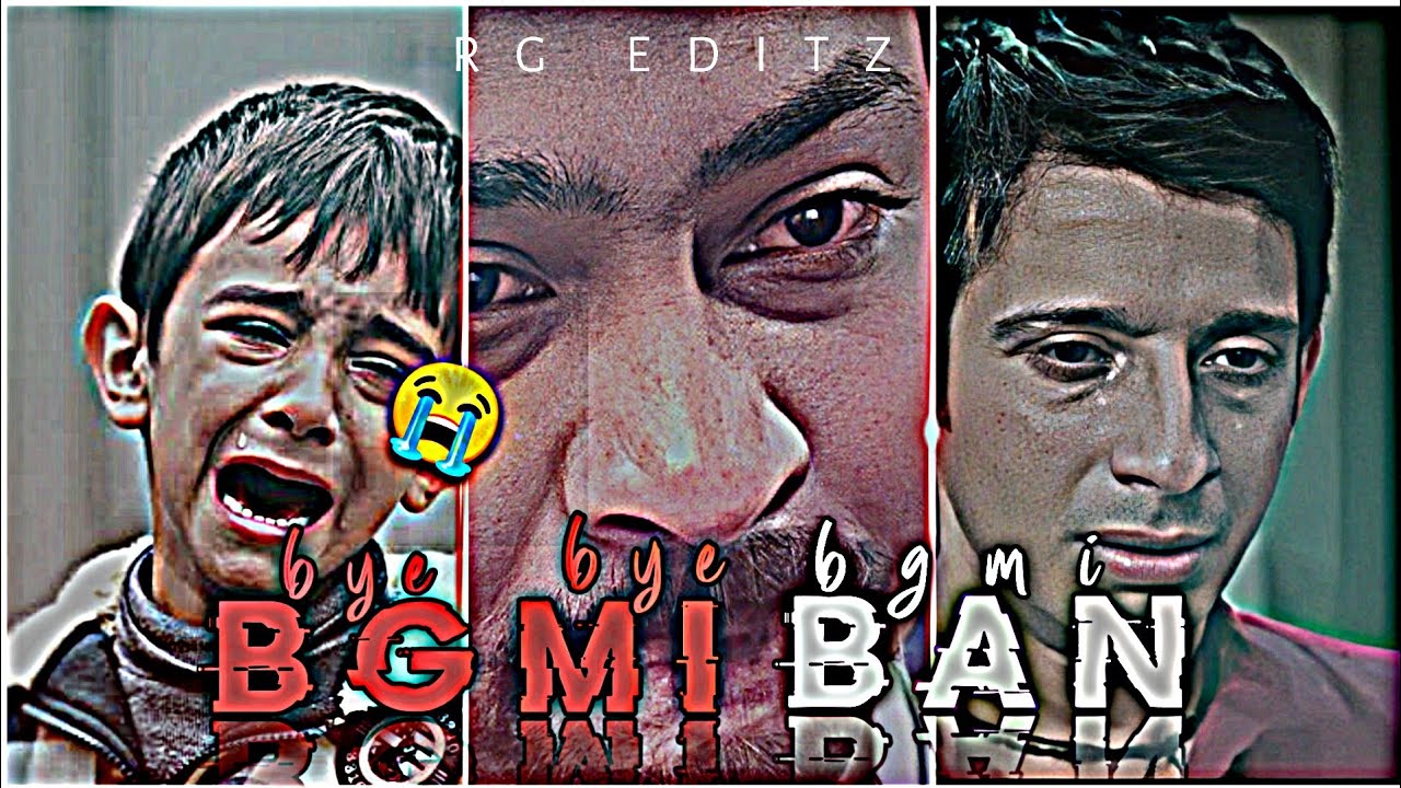 BGMI Ban in india-sad status 😭||sad status edit||Maine roya song edit