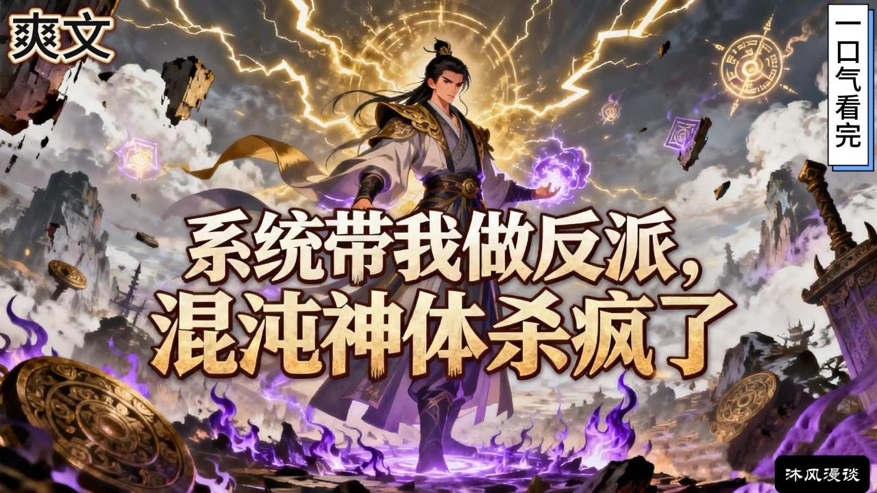 完结《系统带我做反派，混沌神体杀疯了》他曾是神域最可笑的舔狗！为下界女子柳如烟掏心掏肺，最终换来的却是被抽骨剥髓的背叛！濒死之际，【反派逆袭系统】轰然激活！#動漫 #穿越#有声漫画#爽文#玄幻 #无敌