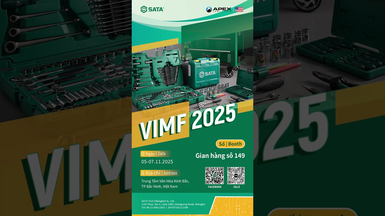 Visit SATA Tools at VIMF 2025 Bac Ninh, Vietnam!