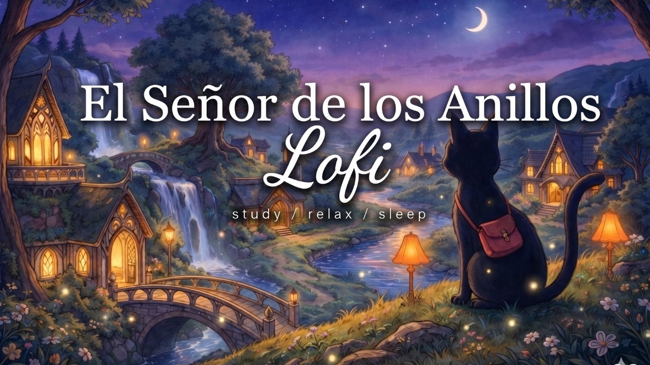 LOFI Lord of the Rings 🌿 Cozy Fantasy Music for Studying, Relaxing & Sleeping | Middle-earth Vibes