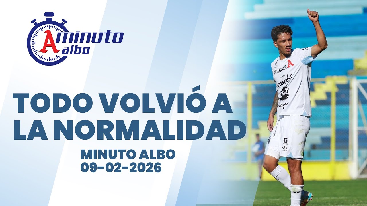 MINUTO ALBO 09-02-2026 📺🐘⚽️