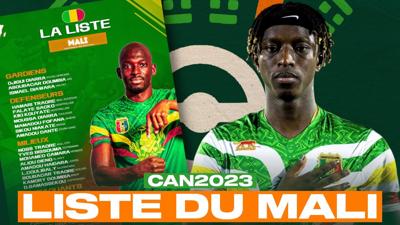 LA LISTE DES 🦅 AIGLES DU 🇲🇱 MALI POUR LA CAN 2023 SANS EL BILAL TOURÉ ET DJENEPO❌