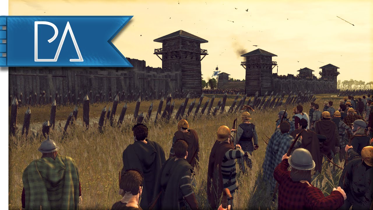 BARBARIAN STRONGHOLD - Ancient Empires Total War Mod Gameplay