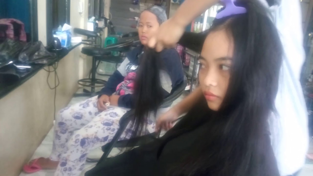 PANJANG SEKALI RAMBUTNYA, POTONG RAMBUT SEGI