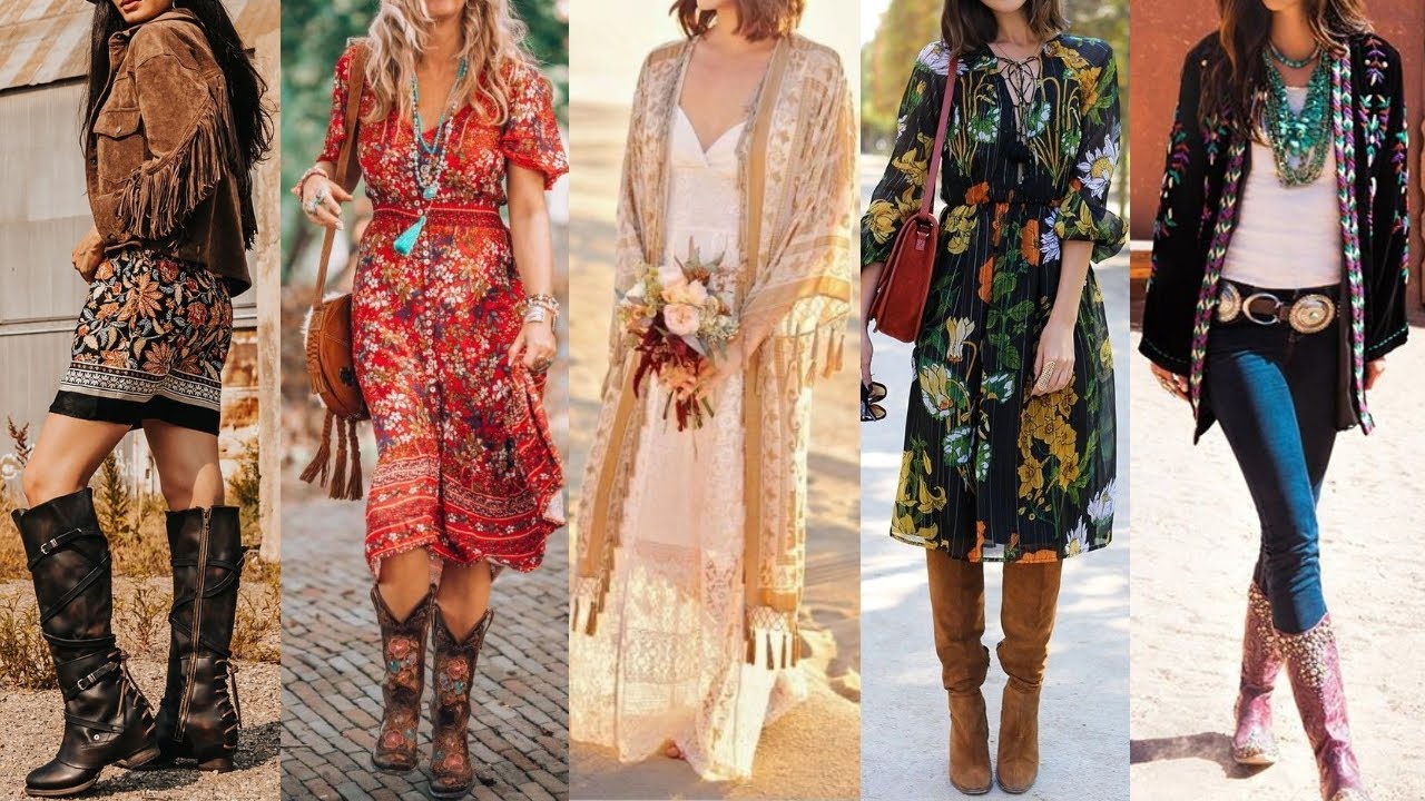 MODA 2022 ESTILO BOHO CHIC un ESTILO en TENDENCIA 2022  MODA / BOHO CHIC 2022 / OUFITS BOHO CHIC