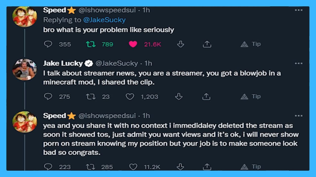 Jake Lucky Won't Leave Speed Alone