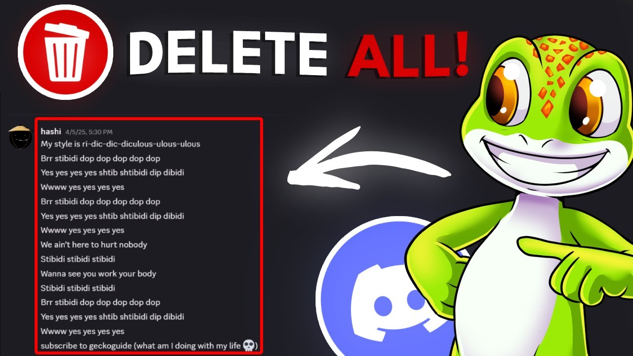 How to Delete All Messages on Discord DMs & Channels (Working 2025)