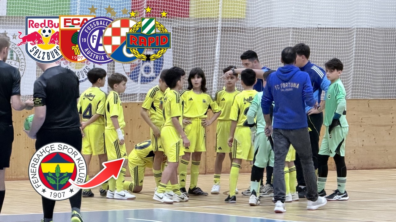 FENERBAHCE und Co. beim U11 Fortuna Indoor Masters 2026 in Salzburg 😱🔥 mit Zagreb, Salzburg, Wien...