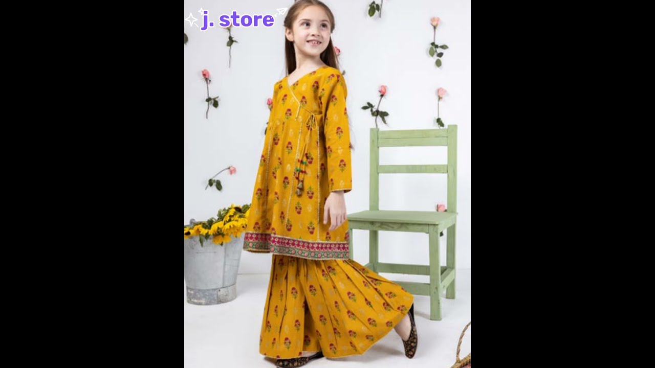 J. New Eid Collection 2024 l Baby Girl New Summer dresses idea l j. sale