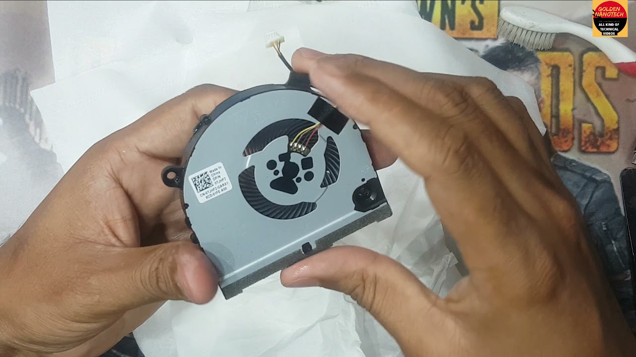 DELL INSPIRON G3-3579 LAPTOP CPU FAN CLEAN AT HOME