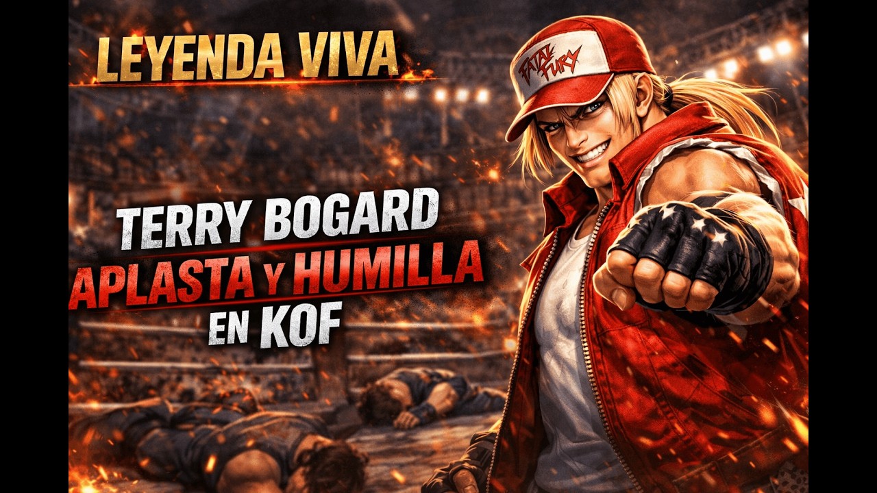 👊 “Leyenda Viva: Terry Bogard Aplasta y Humilla en KOF”