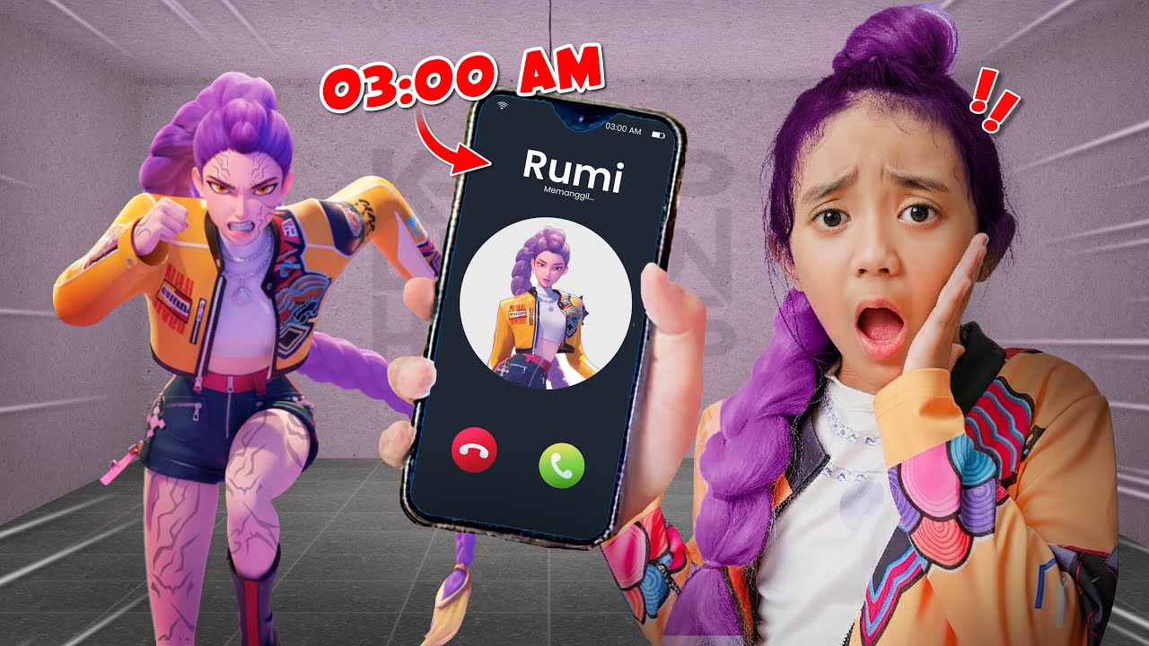 SAMANTHA NEKAT TELPON RUMI HUNTRIX KPOP DEMON HUNTER JAM 3 PAGI ‼️