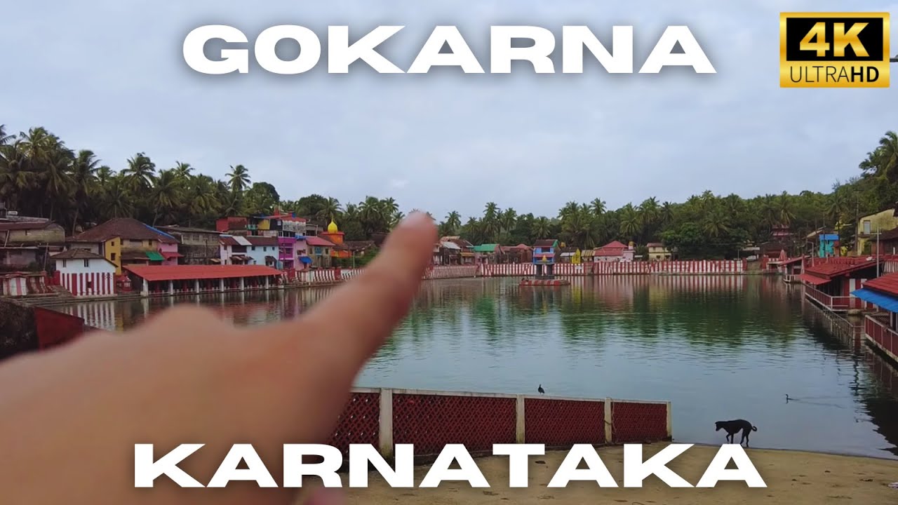 Walkthrough on The Main Street of Gokarna Towards The Holy Pond Kotiteertha Karnataka - India Tour