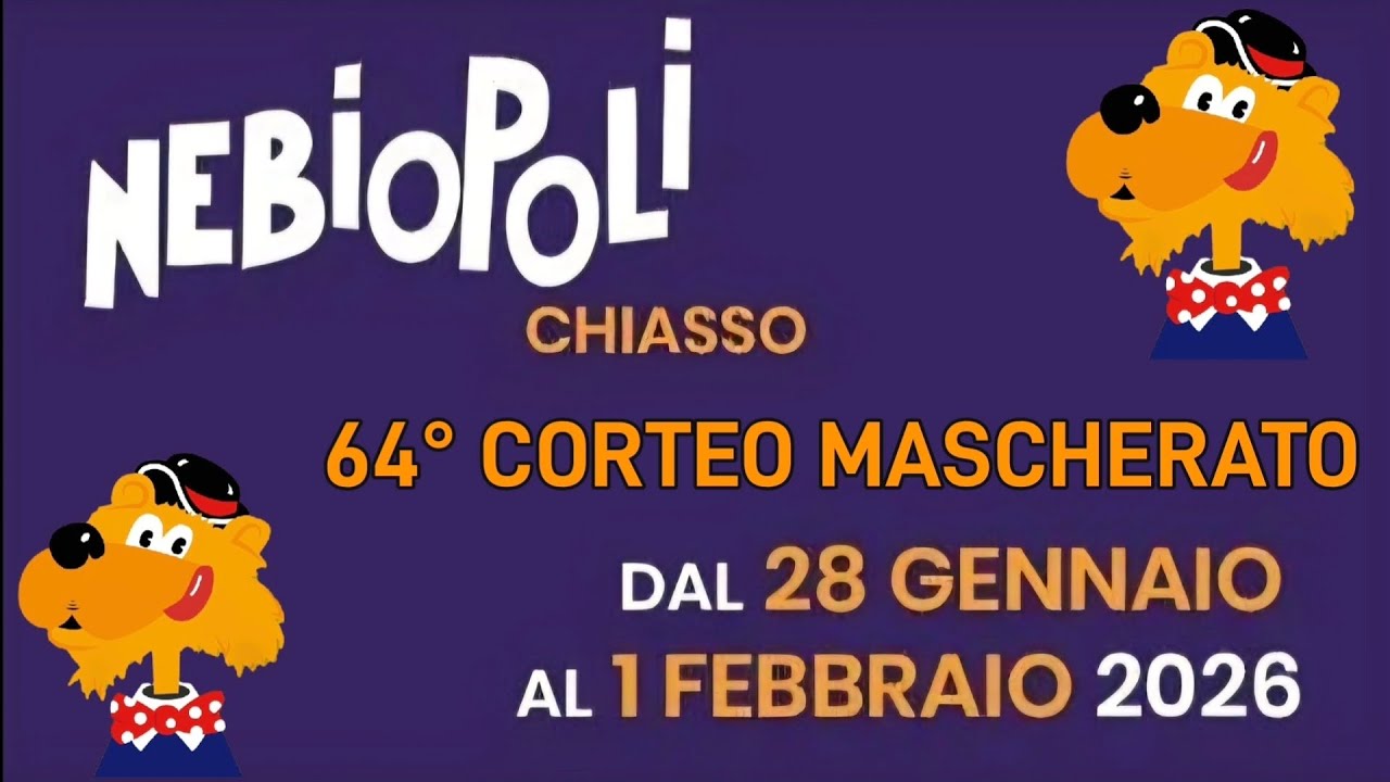 Corteo Mascherato del Nebiopoli 2026 64esima edizione