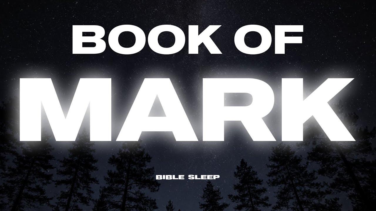 The book of Mark full book bible reading with piano and rain sounds for relaxation & sleep