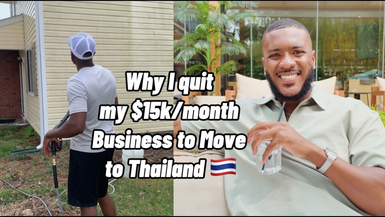 3 years Ago I Quit My $15k/month Pressure Washing Business and Moved to Bangkok Thailand..Here's Why