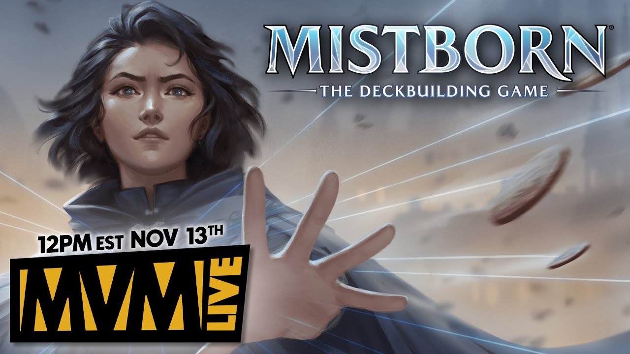 MISTBORN Deck-Building Game - Full Game Live Play!