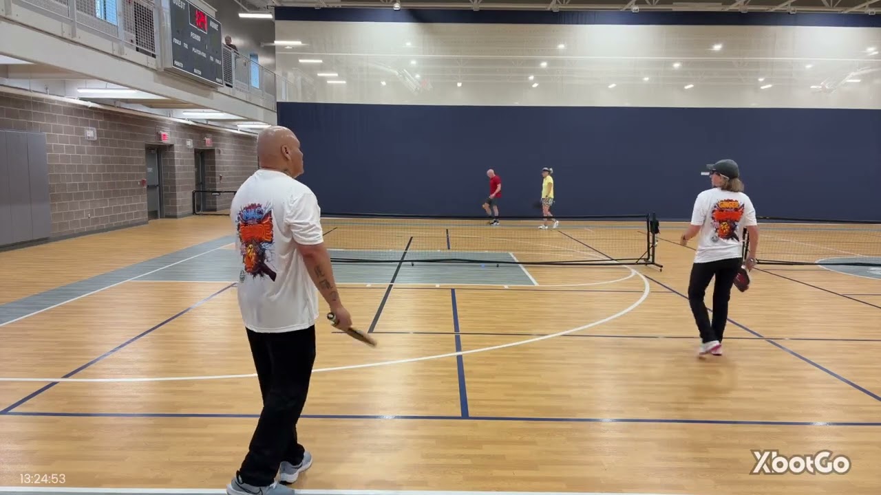 Team pressure mixed doubles, Ginger ￼and Mac 