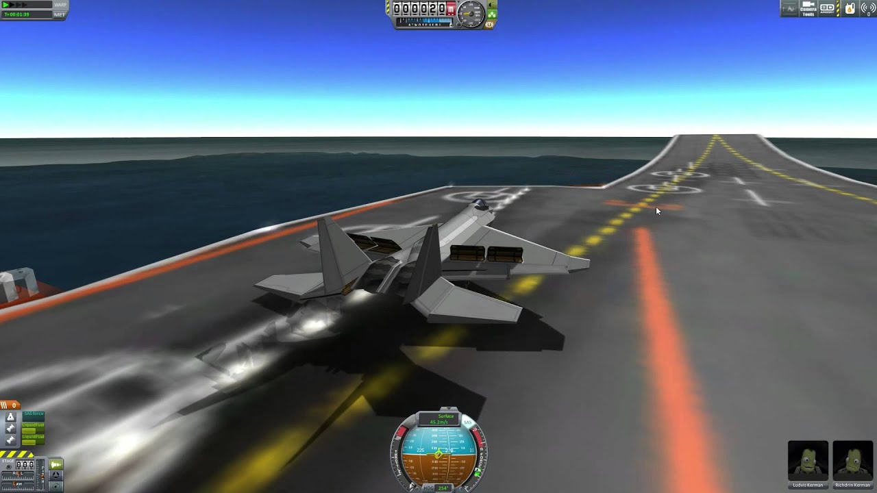 KSP - Playing with the Aircraft Carrier