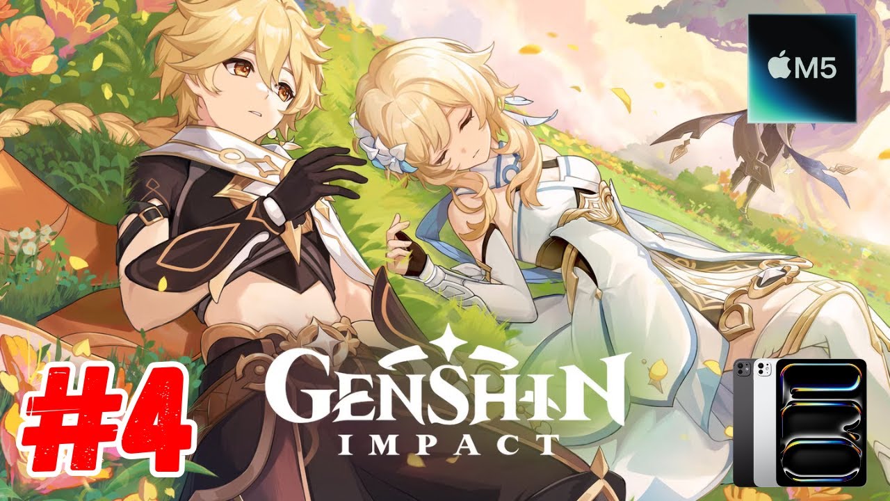 Genshin impact Mobile [iPad pro m5] Gameplay Pt 4