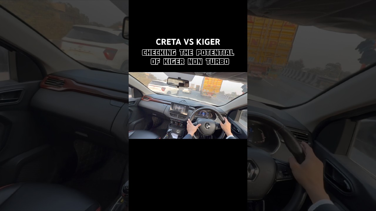 Creta vs Kiger Non Turbo Highway Race💀