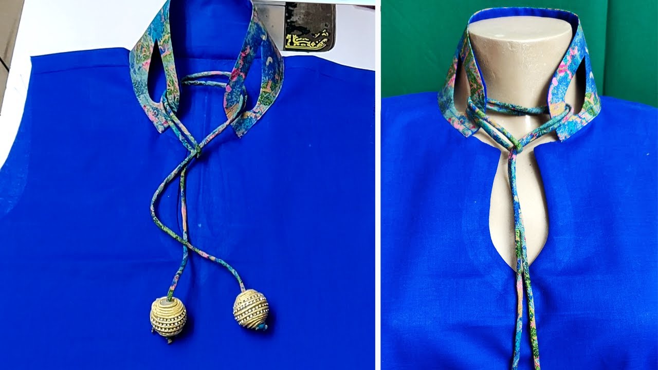 ये कॉलर नैक डिज़ाइन कही नहीं मिलेगा || Stylish and Unique High Neck Kurti/Suit Design