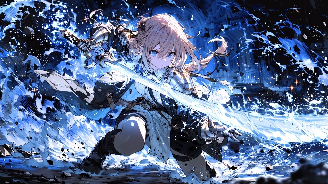 INSANE Anime Battle ⚔️ Frozen Sword Awakens