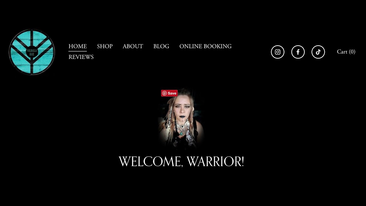 Website review - Valhalla Hair