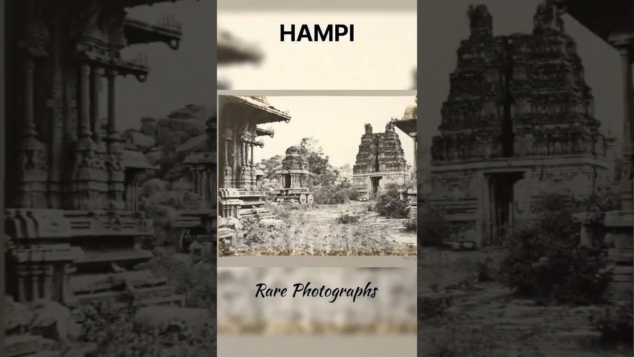 📍Hampi  Rare Photos #hampi #hampitemple #indiantraveller #templesofindia #temple