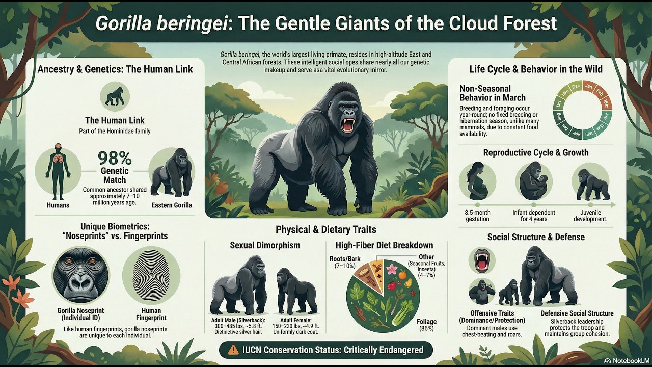 The Eastern Gorilla-Gorilla beringei- Extended version