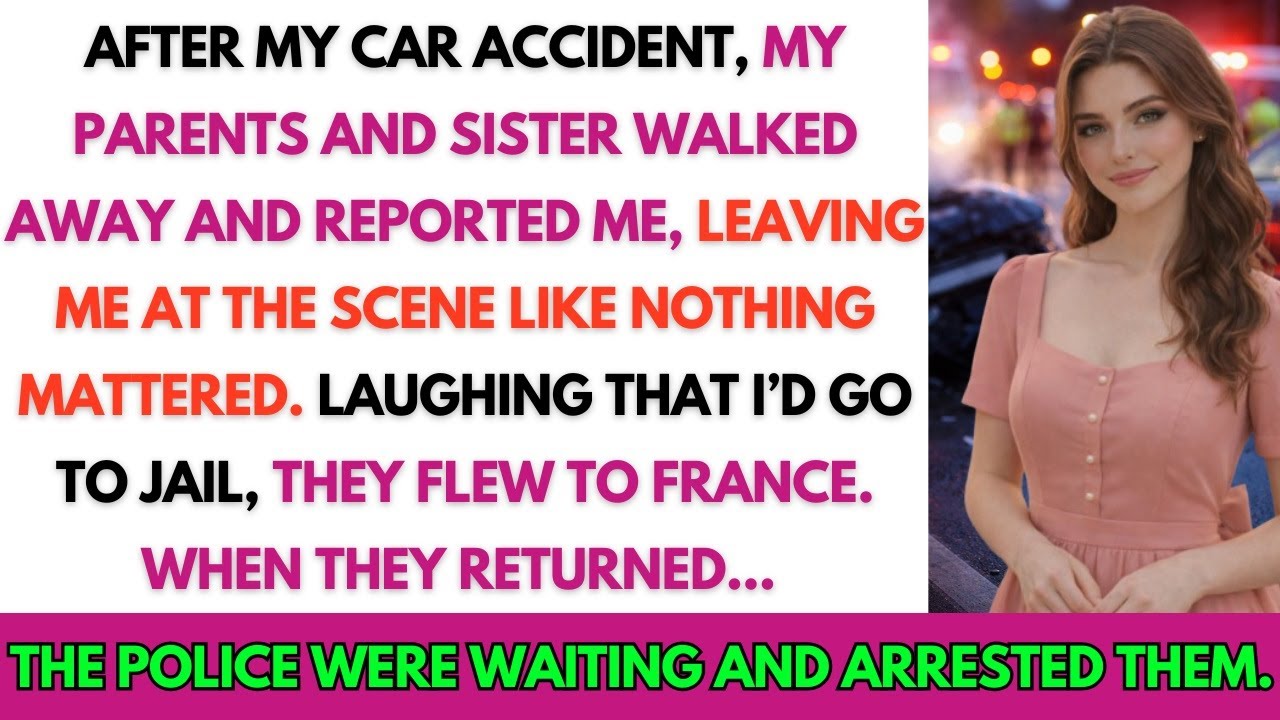 My Parents Left The Scene With My Sister After My Car Crash, Laughing, “Enjoy Prison.” But Then...