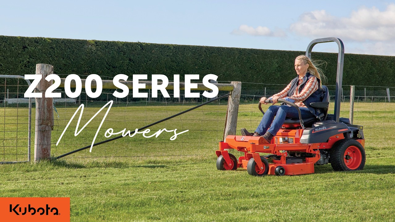 Kubota Z200 Series Overview | Zero-turn Mower