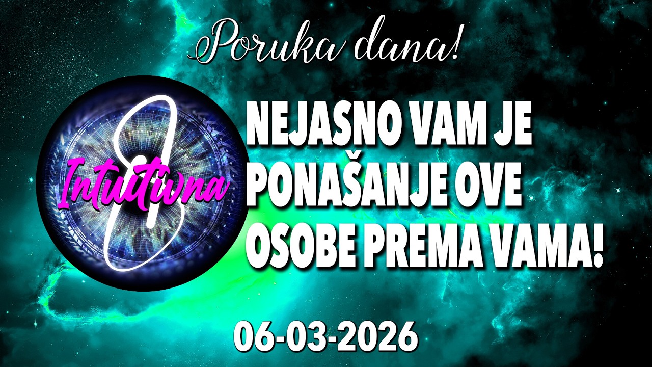 🌟NEJASNO VAM JE PONAŠANJE OVE OSOBE PREMA VAMA!📩06.03.2026.🌟 Tarot citanje 🔮  @Intuitivna8