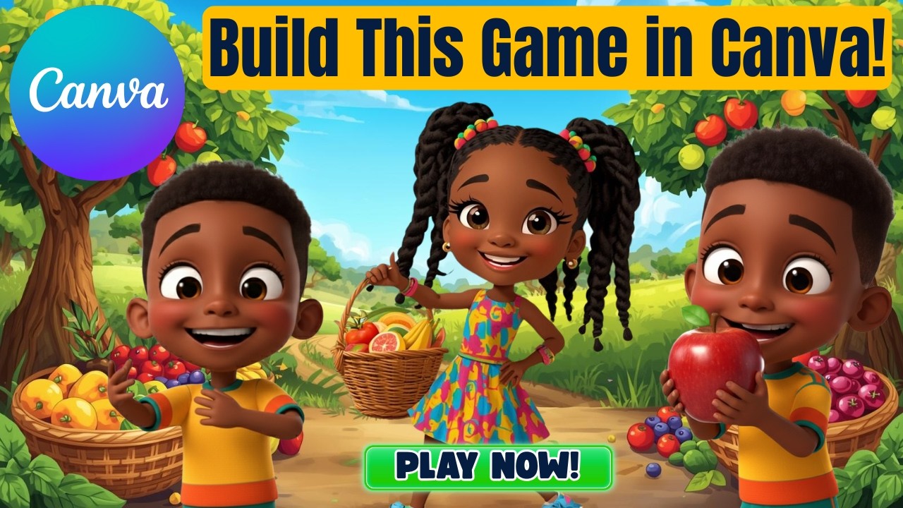 Create a Game Your Kids Will LOVE (with Canva!) | Beginner Tutorial