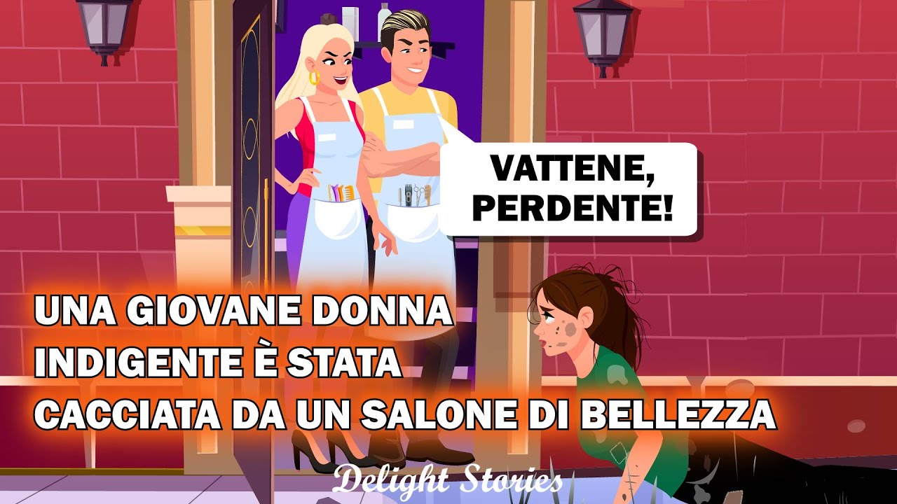 Una mendicante è stata cacciata da un costoso salone di bellezza per il suo viso