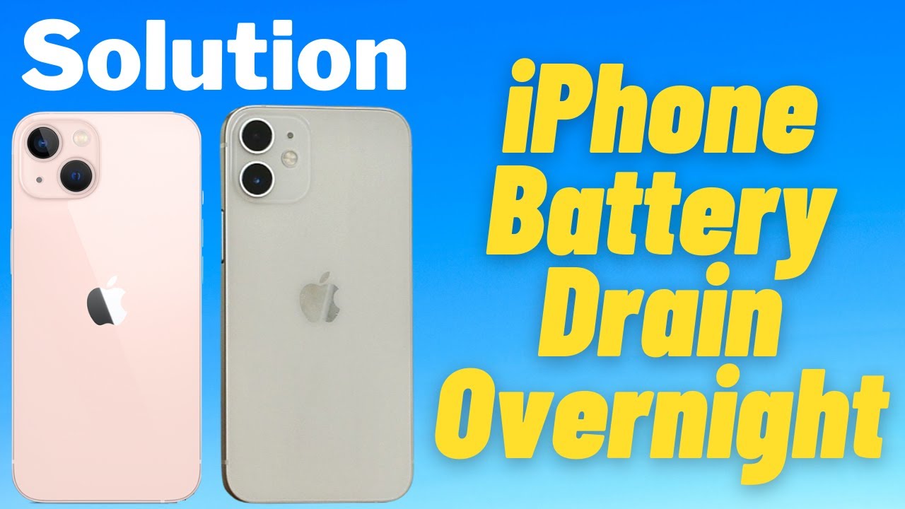 iPhone Battery Drain Overnight | Solved