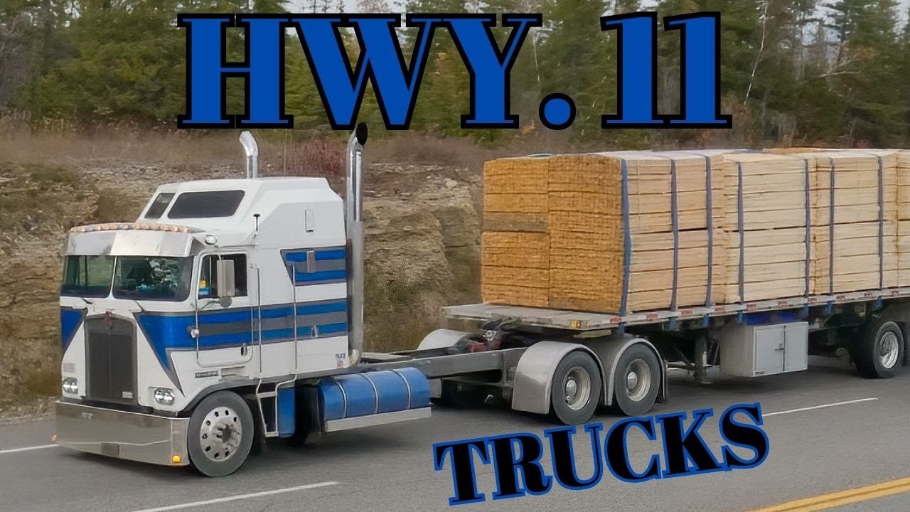 Big Trucks on Highway 11 #truckspotting