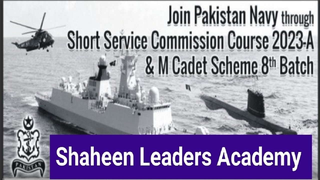 JOIN PAKISTAN NAVY AS M CADET AS A DOCTOR THROUGH M CADET SCHEME 8TH BATCH  WEF 27-11-22 TO 11-12-22