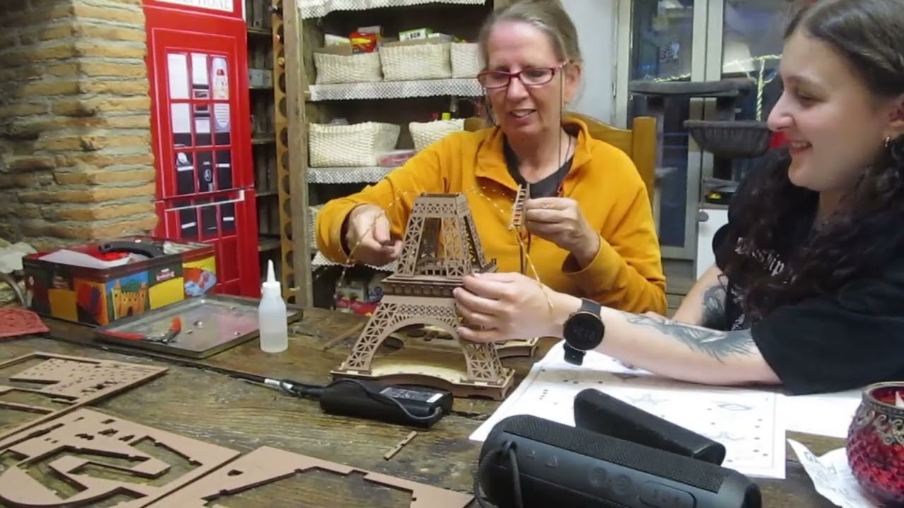Robotime Night of the Eiffel Tower