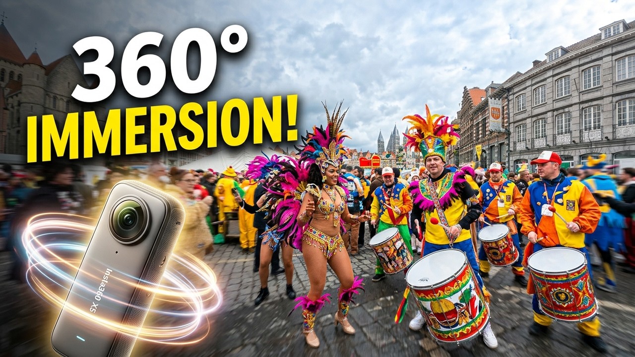 Carnival Tournai 2026 in 360°! 📹 Insta360 X5 Immersive Experience! 🇧🇪🎭