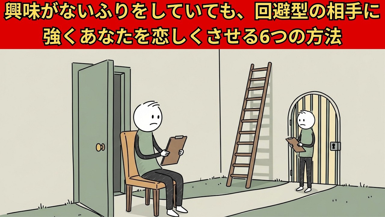 興味がないふりをしていても、回避型の相手に強くあなたを恋しくさせる6つの方法